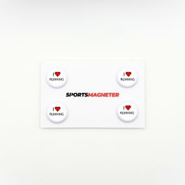 Running Magnets 4pcs  Hvit