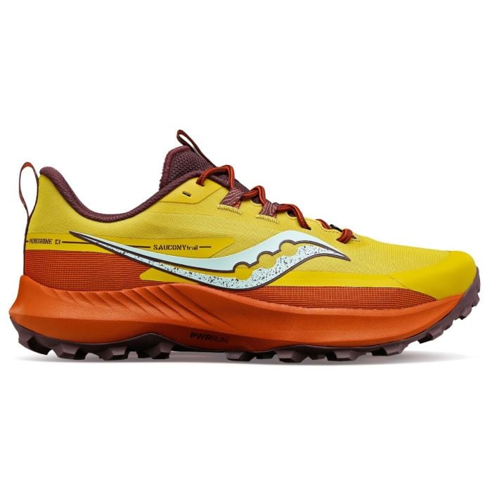 Saucony Peregrine 13 Terrengsko Dame 38½ - Allsidig Gul Tursko for Skog- og Terrengløp