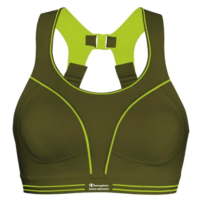 Shock Absorber Ultimate Run Bra 70F - Grønn, Optimal støtte for løping, Komfortabel og pustende BH til aktive kvinner
