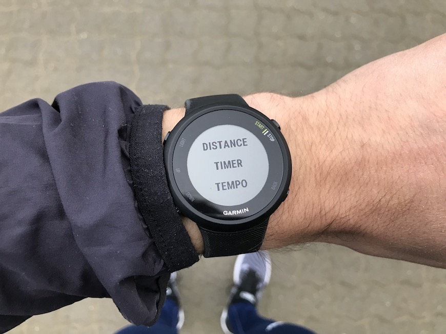 garmin forerunner 45 skjermbilder