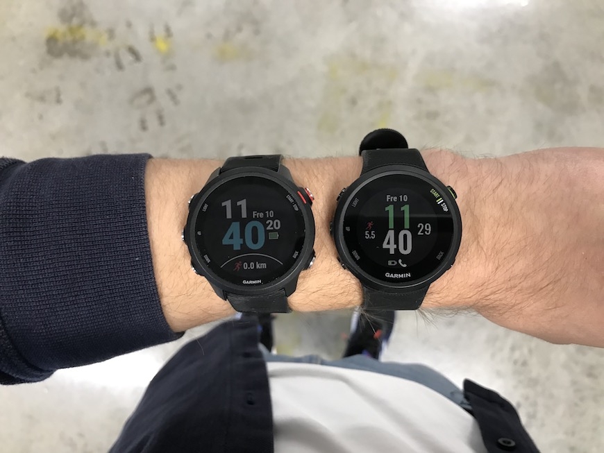 garmin forerunner 45 vs forerunner 245 test