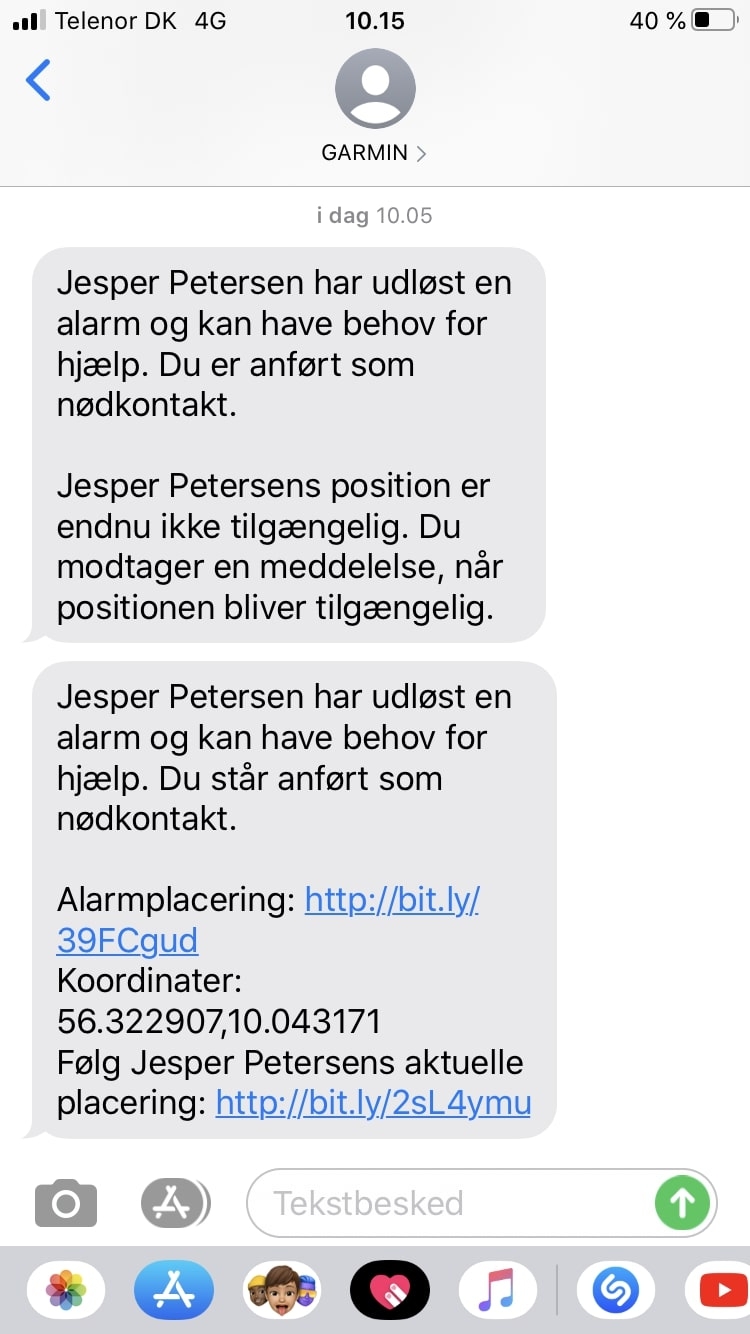garmin incident detection melding