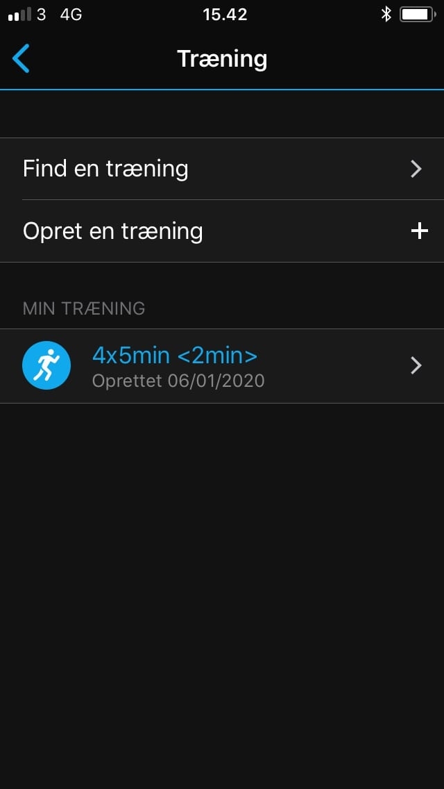 interval garmin connect