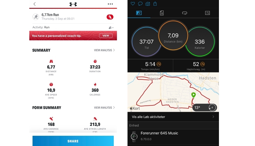 Under Armour Hovr Infinite 2 MapMyRun