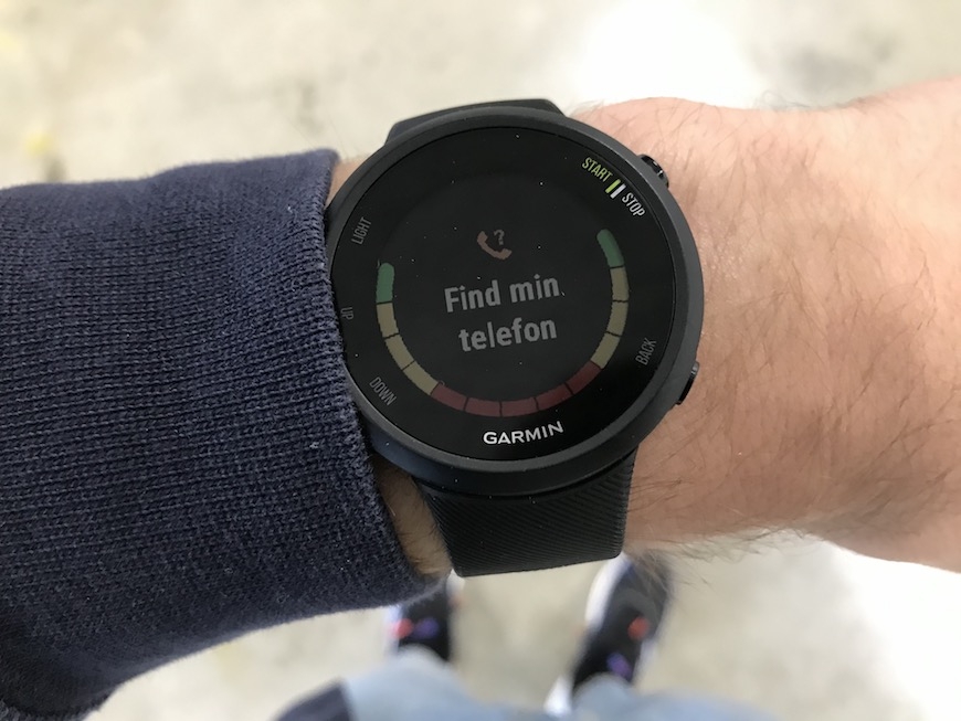 garmin finn min telefon test