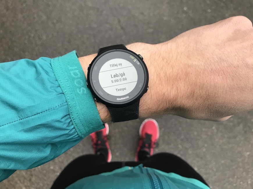 garmin forerunner 45 løpe gå funksjon