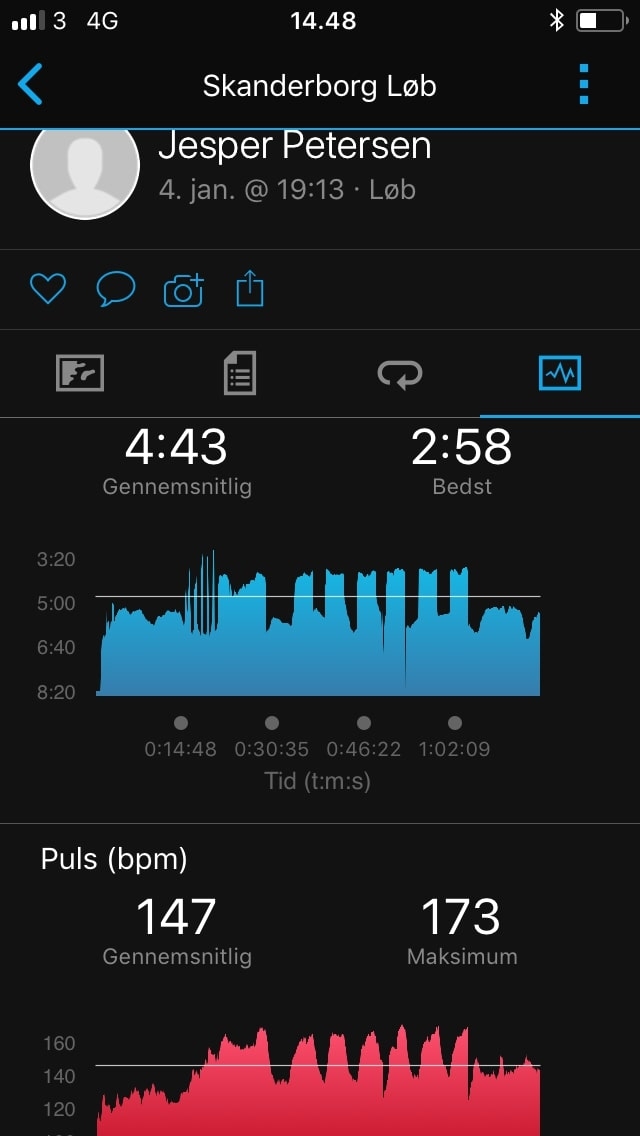 garmin connect statistikk
