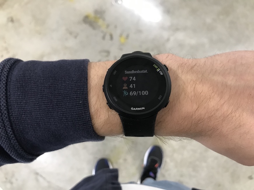 garmin forerunner 45 aktivitetsmåling