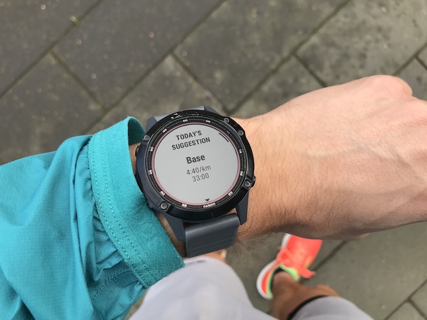 Garmin daily suggested workout