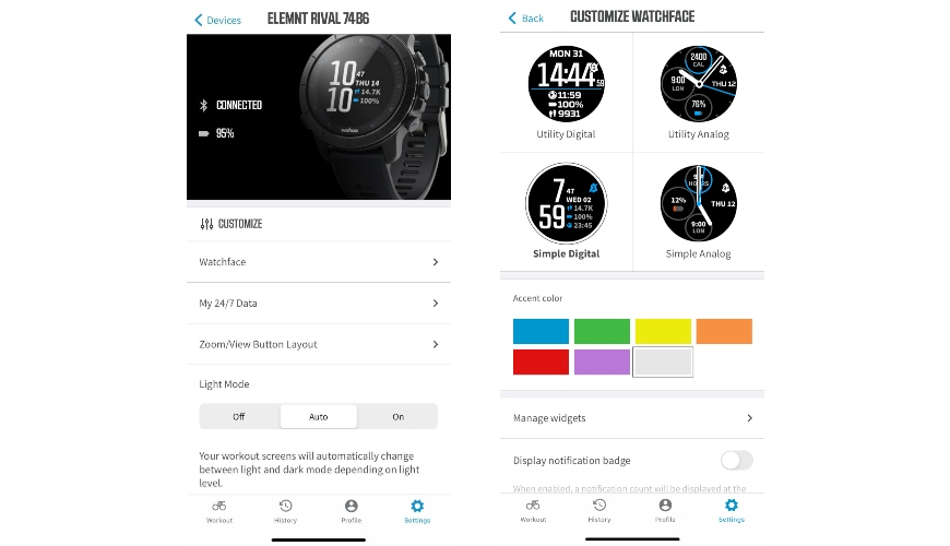 Test Wahoo Elemnt Rival